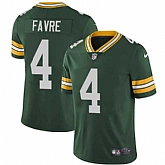 Nike Green Bay Packers #4 Brett Favre Green Team Color NFL Vapor Untouchable Limited Jersey,baseball caps,new era cap wholesale,wholesale hats